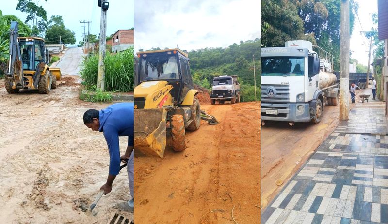 Manutenção preventiva da Prefeitura reduz impactos das chuvas em ruas e estradas de Barra de São Francisco